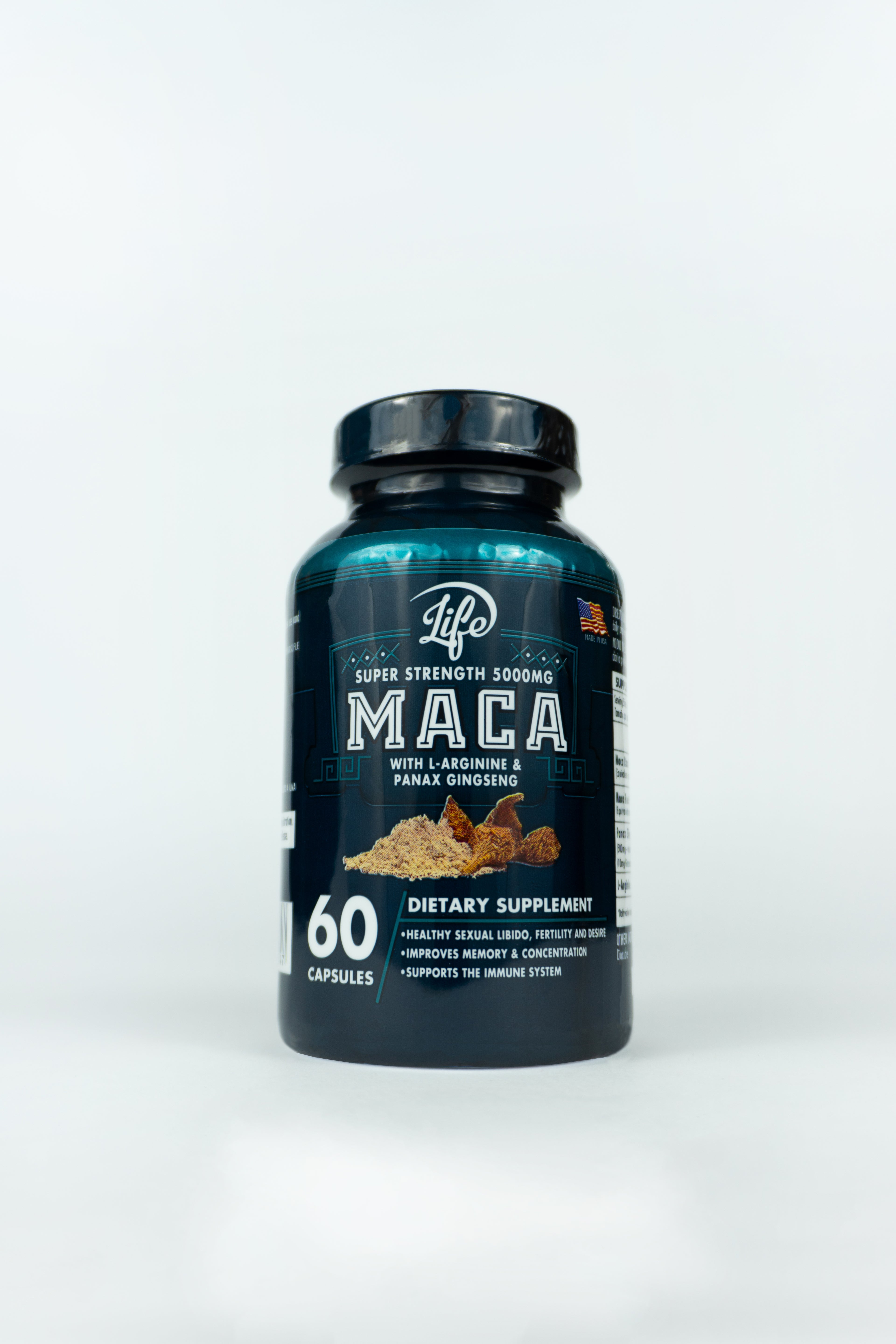 MACA 60 CAPSULAS, (BODEGA E)